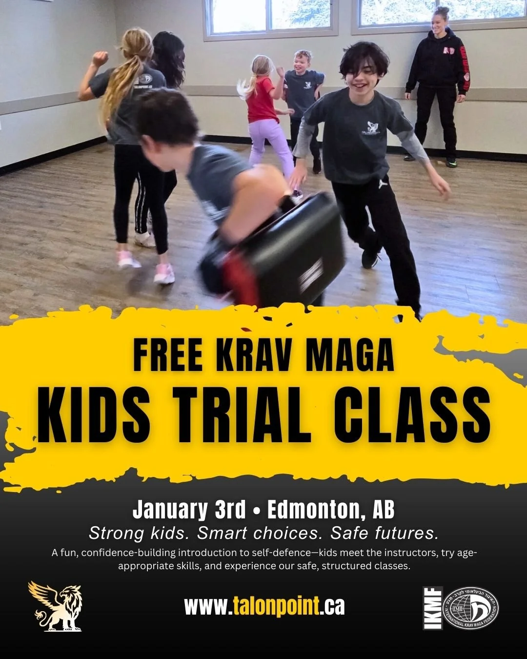 Free Krav Maga Kids Trial Class at TalonPoint Defence Inc. (Ages 7-12)