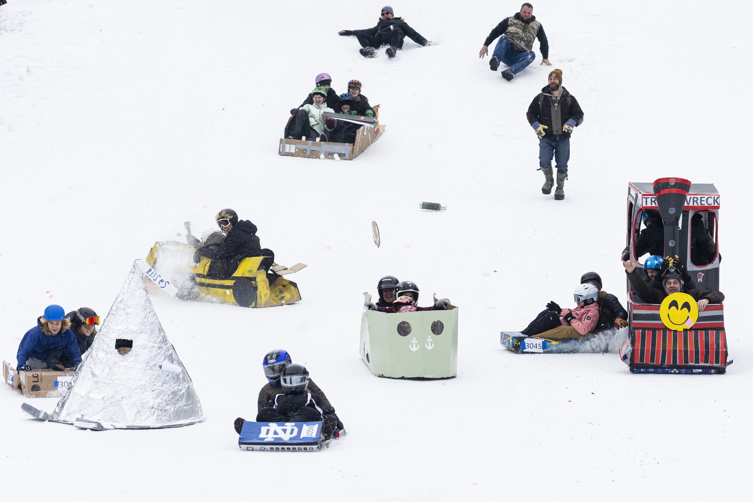 2nd Annual Cardboard Cup Sled Race