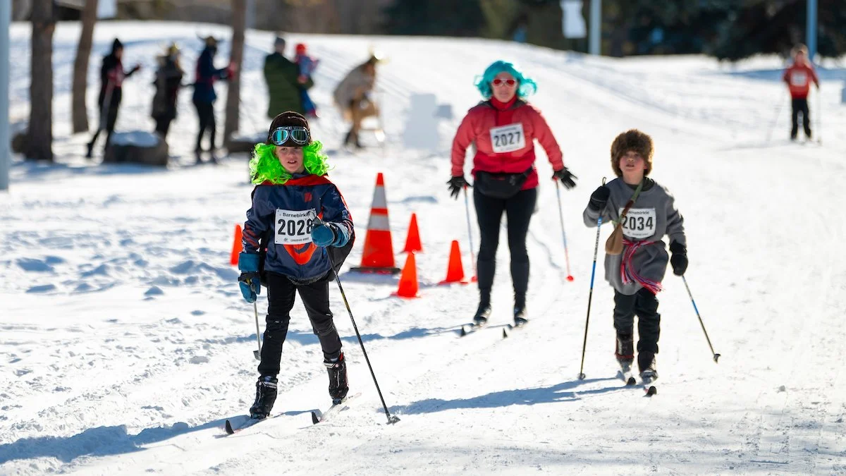 Family Ski at Silver Skate Festival