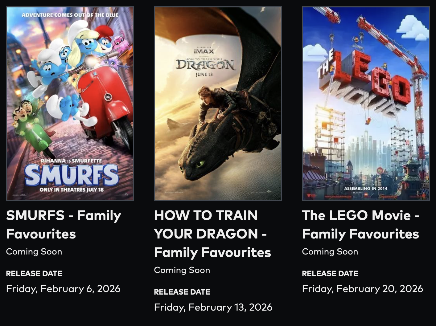 Four Movies You Can Watch for $3.99 at Cineplex in February