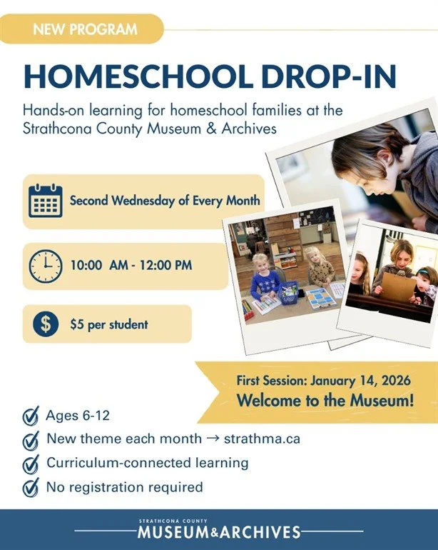 Homeschool Drop in Program at Strathcona Museum and Archives