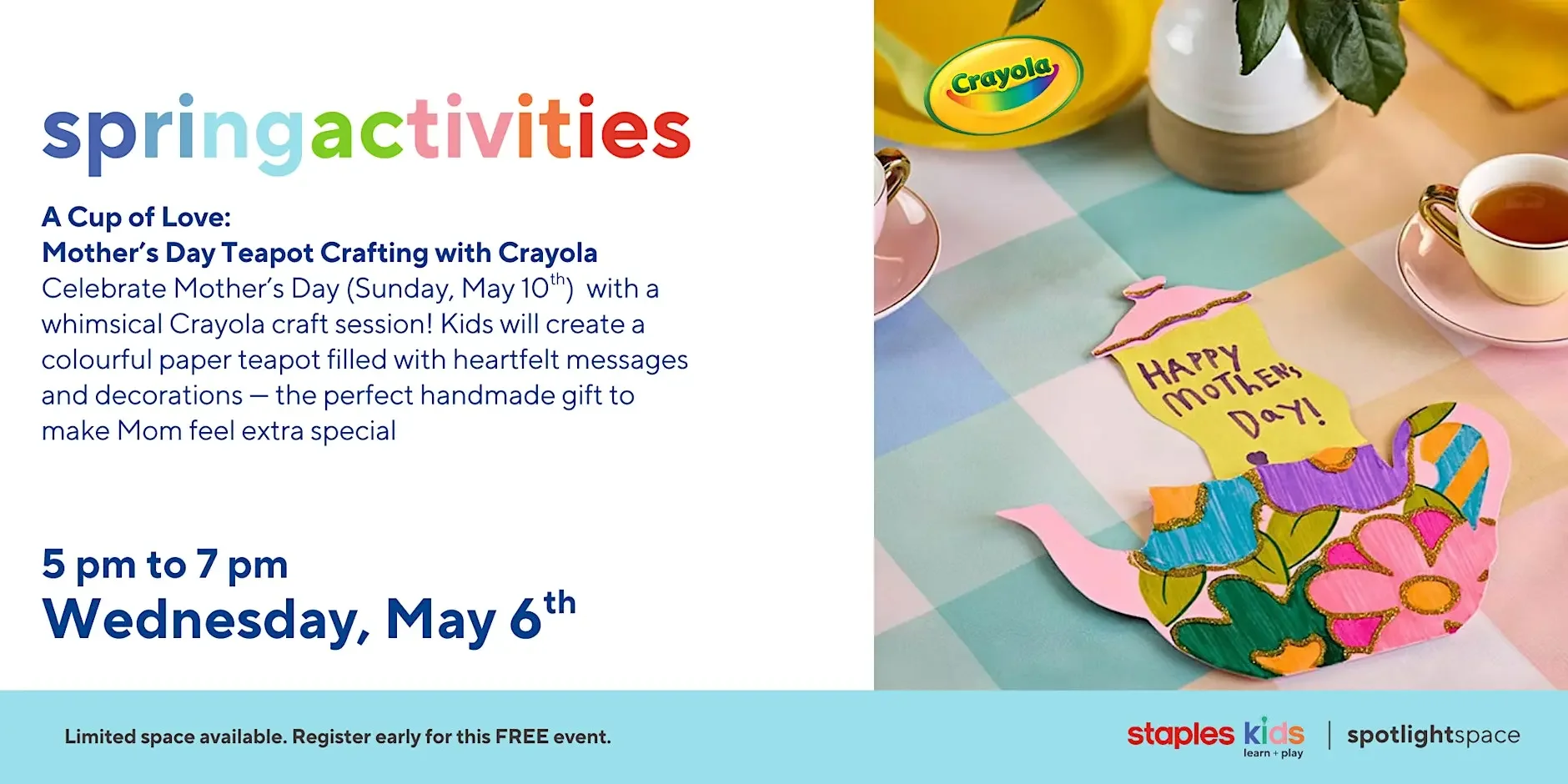 Free: A Cup of Love Craft at Staples