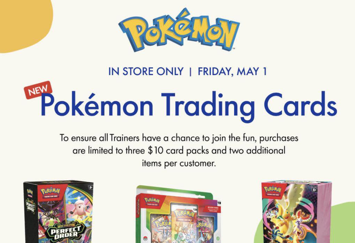 FREE Pokemon Card Trading at Indigo South Edmonton Common
