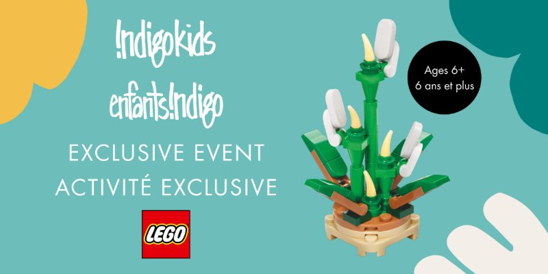 LEGO Peace Lily Make &amp; Take at Chapters Indigo