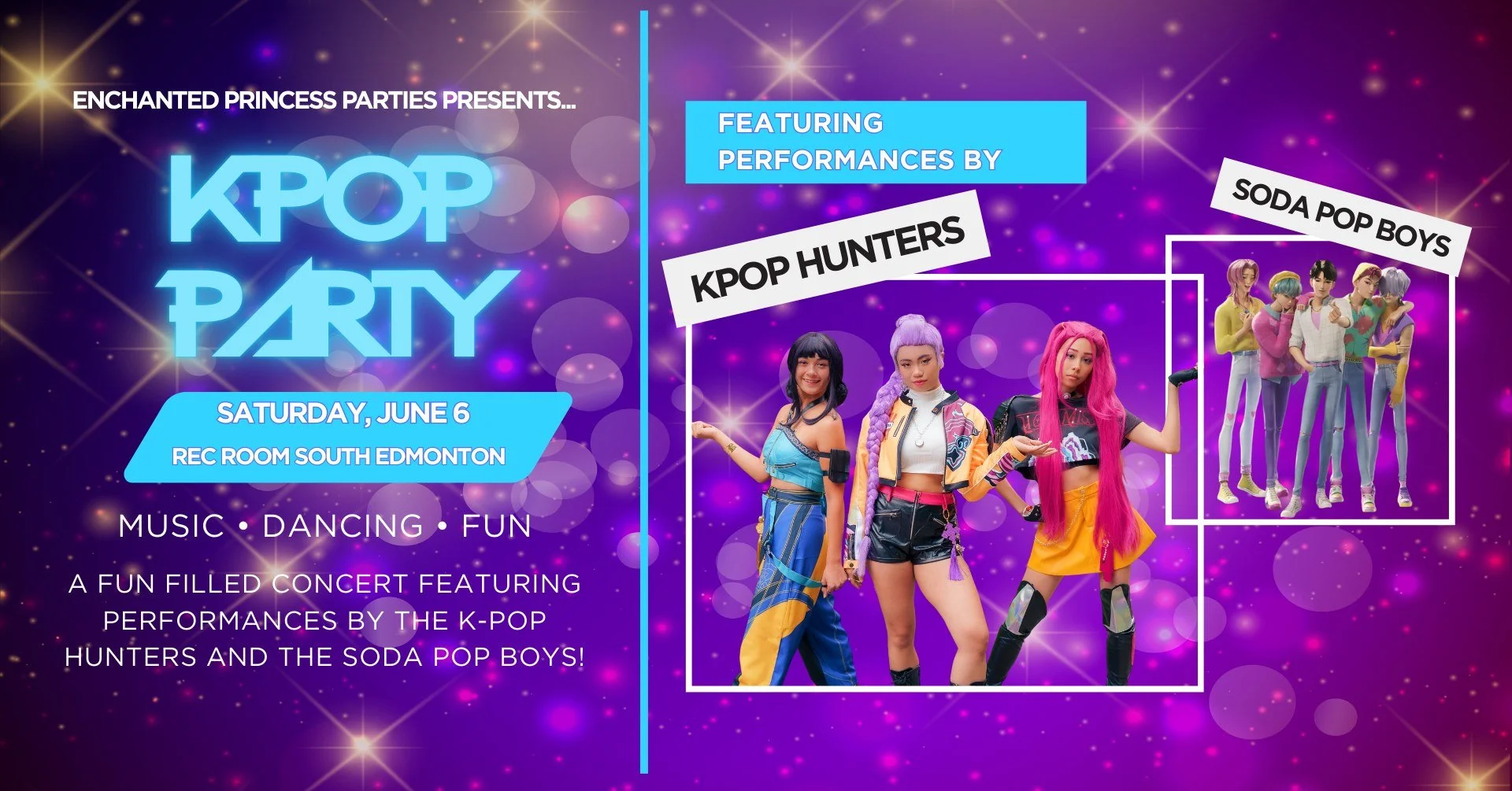 Enchanted K Pop Party at The Rec Room