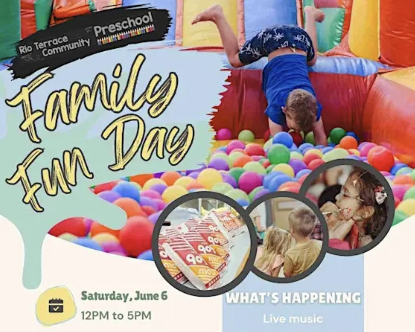 Rio Terrace Community Preschool Family Fun Day
