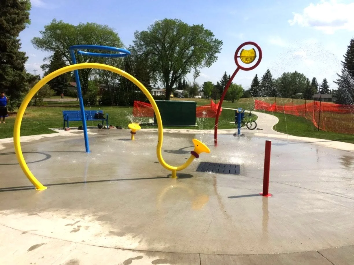 Edmonton Spray Park: Steele Heights Spray Park