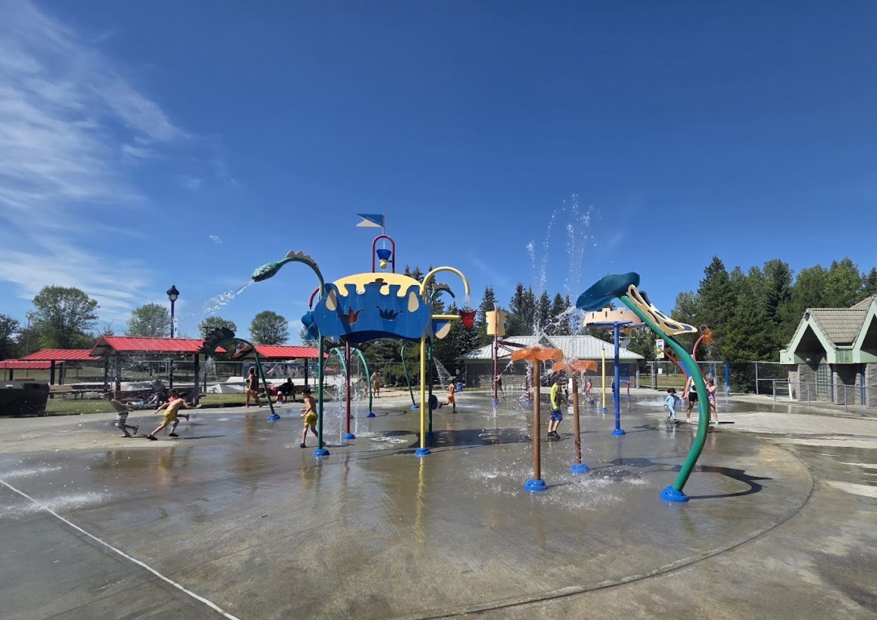 St. Albert Spray Park: Woodlands Water Park