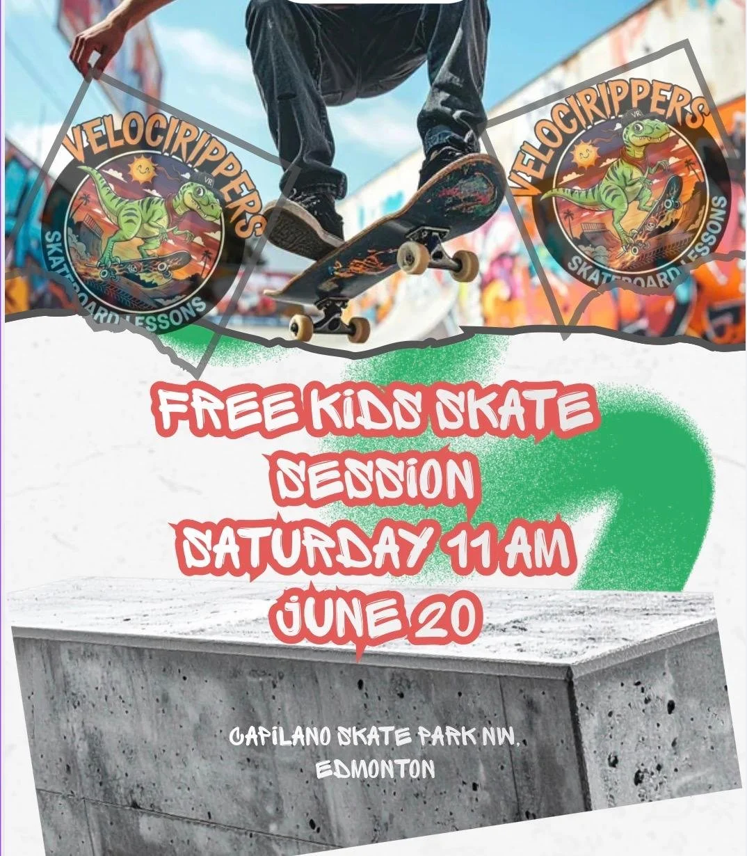  Free Kids Skateboard Session at Capilano Skate Park