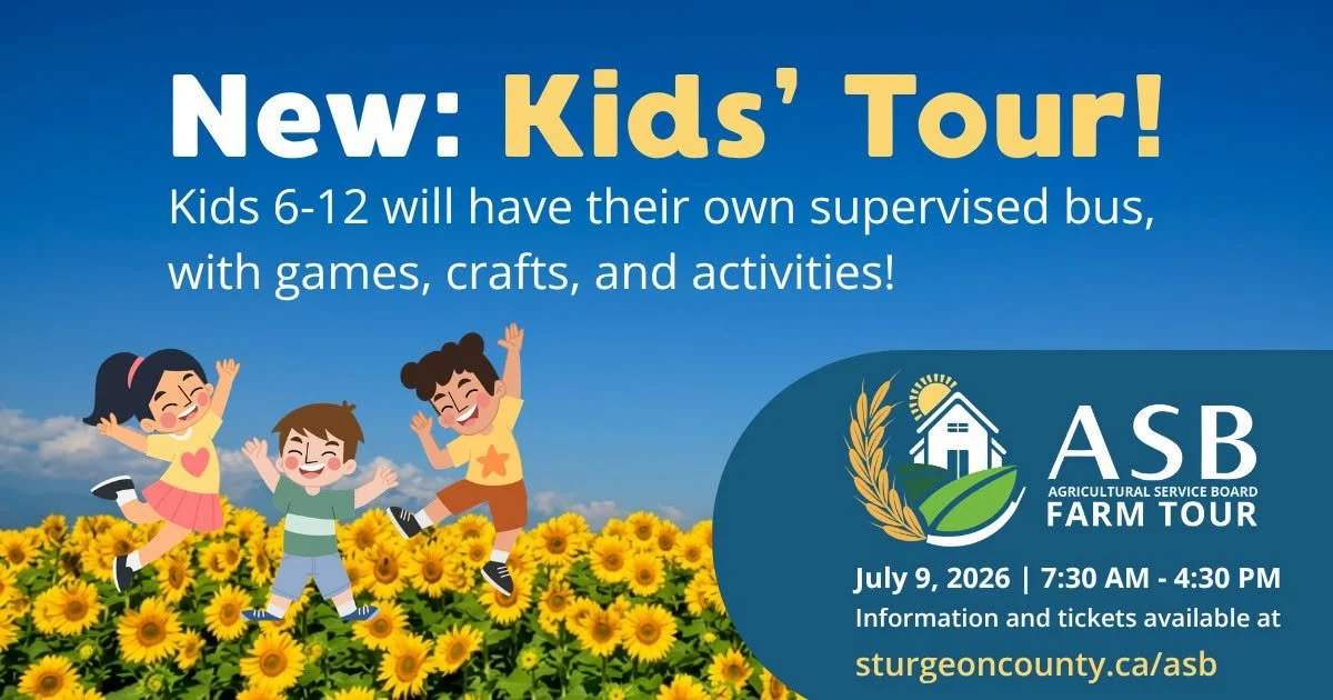 Sturgeon County Kids' Farm Tour