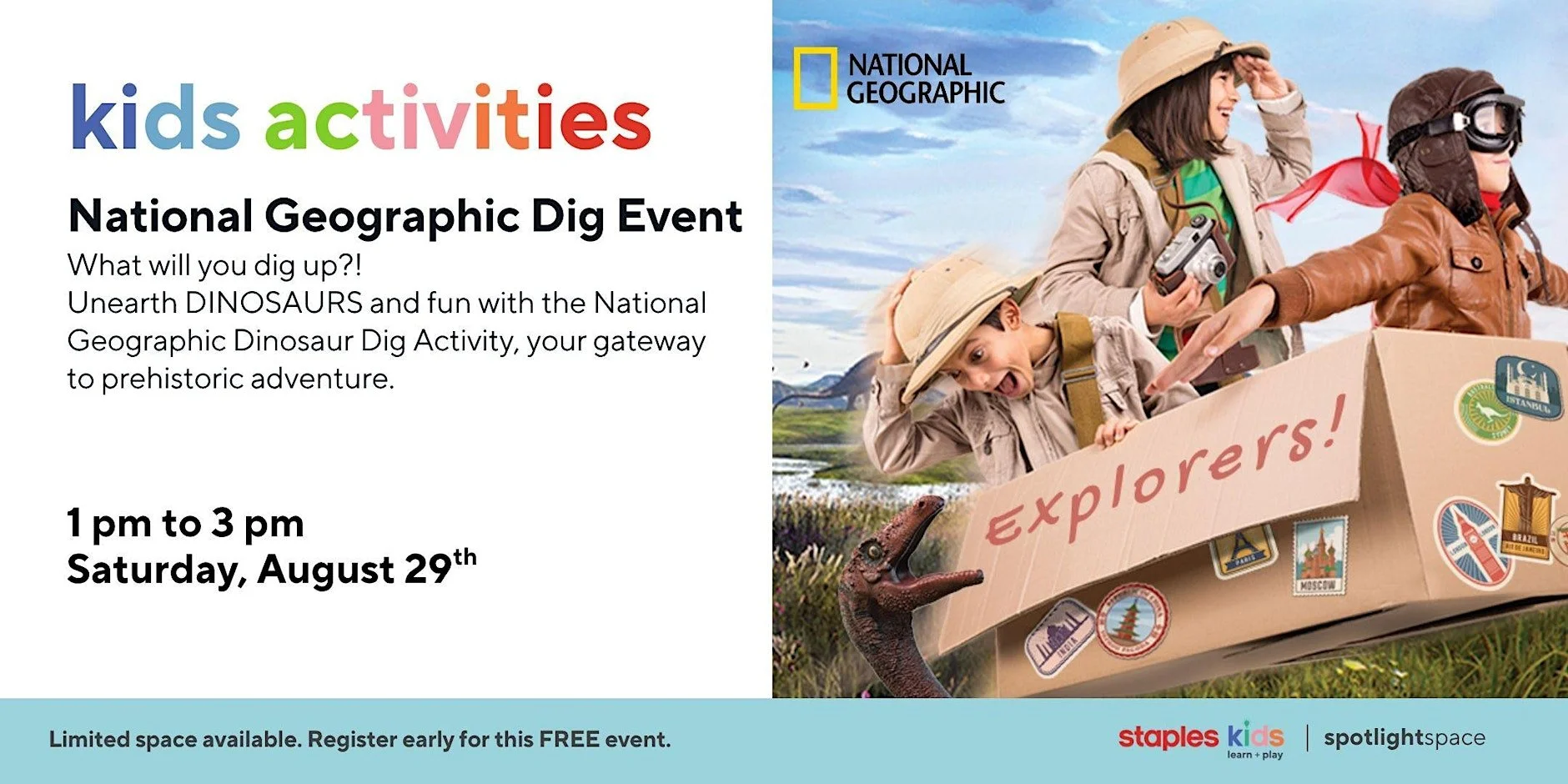 National Geographic Dig Event at Staples