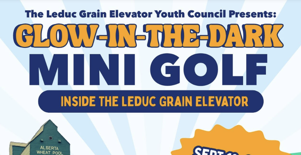 Glow in the Dark Mini Golf at the Grain Elevator 