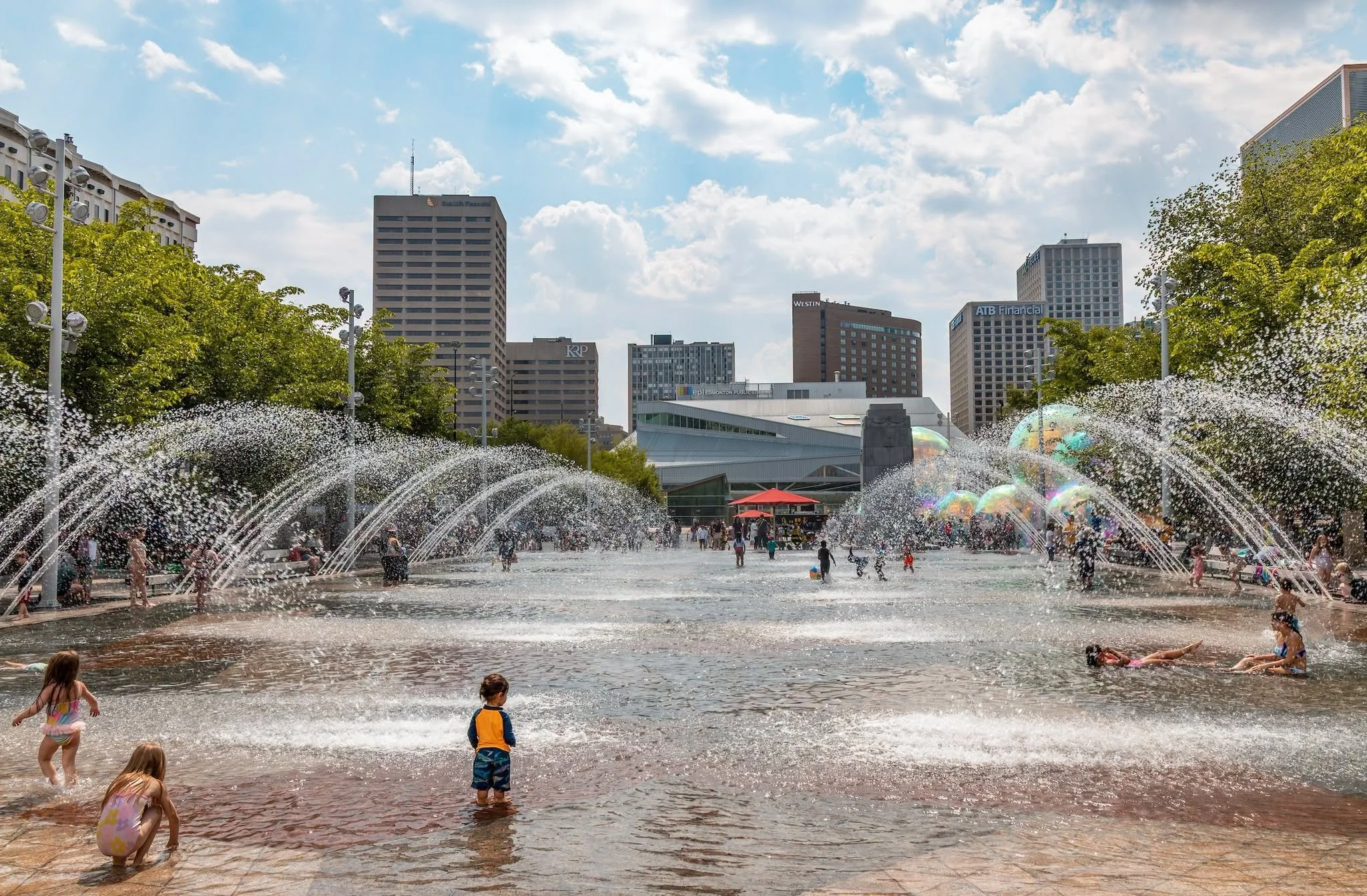 End of Summer Splash Day at City Hall Plaza