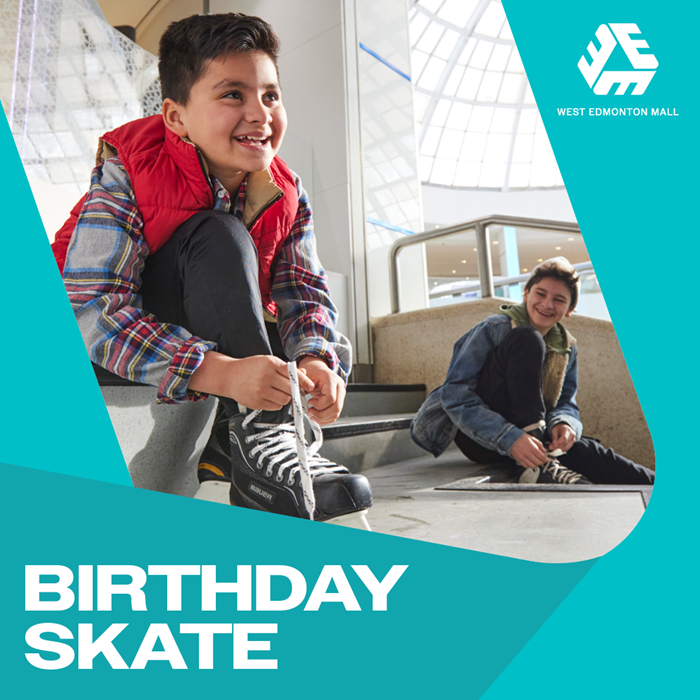 Free Ice Palace Birthday Skate at West Edmonton Mall