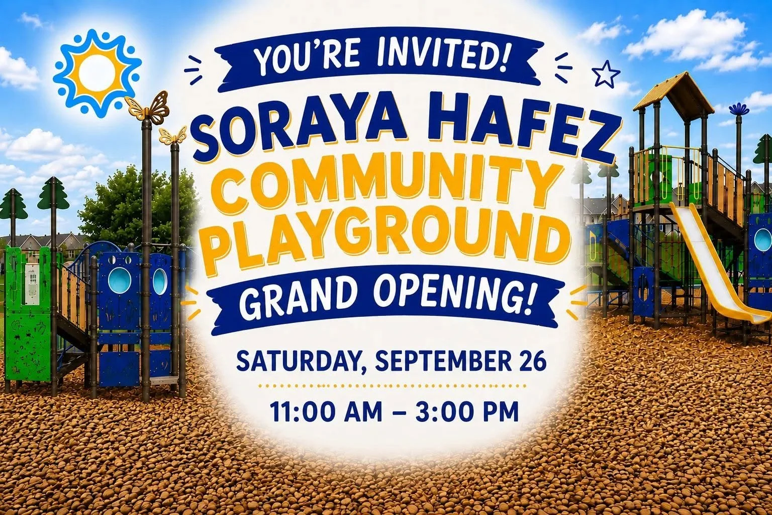 Soraya Hafez Community Playground Grand Opening