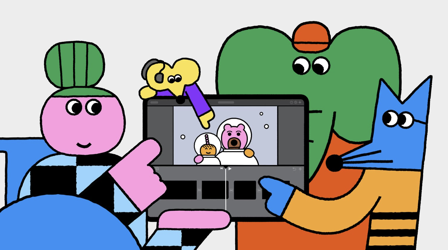 Kids: Direct Your Own Friendship Film on iPad 