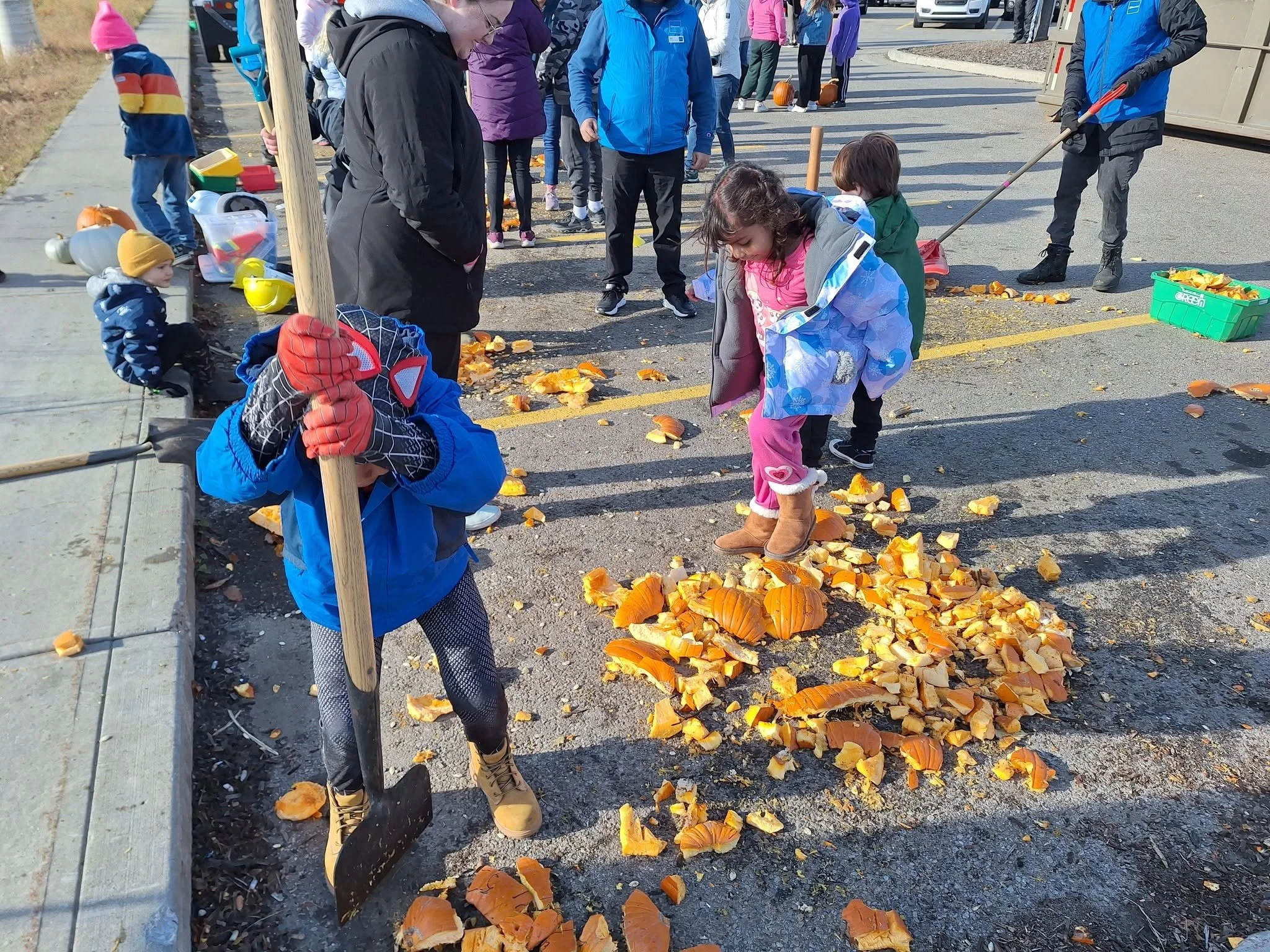 Pumpkin Smash at Booster Juice Rec Centre
