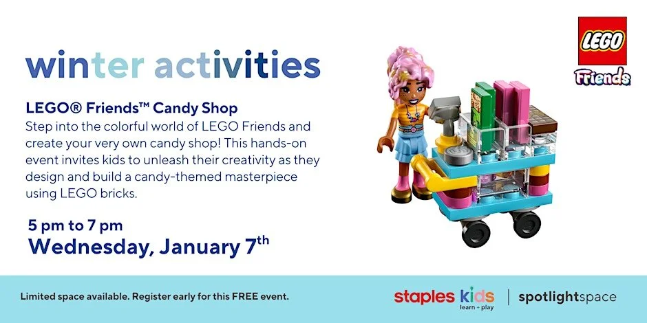 Register for This FREE LEGO Friends Candy Shop Make &amp; Take at Staples  