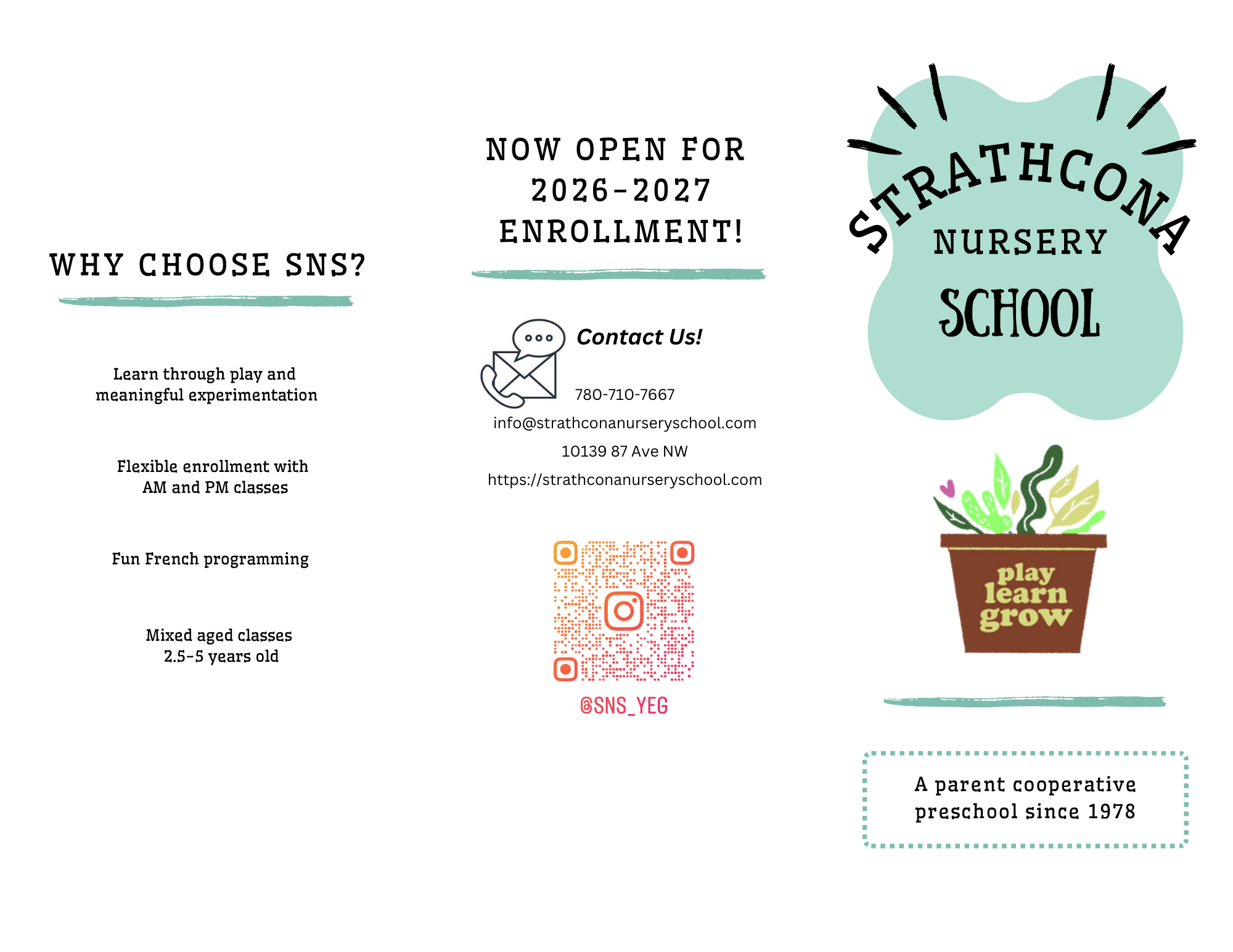 Strathcona Nursery School is Hosting a Preschool Open House on March 13, 2026