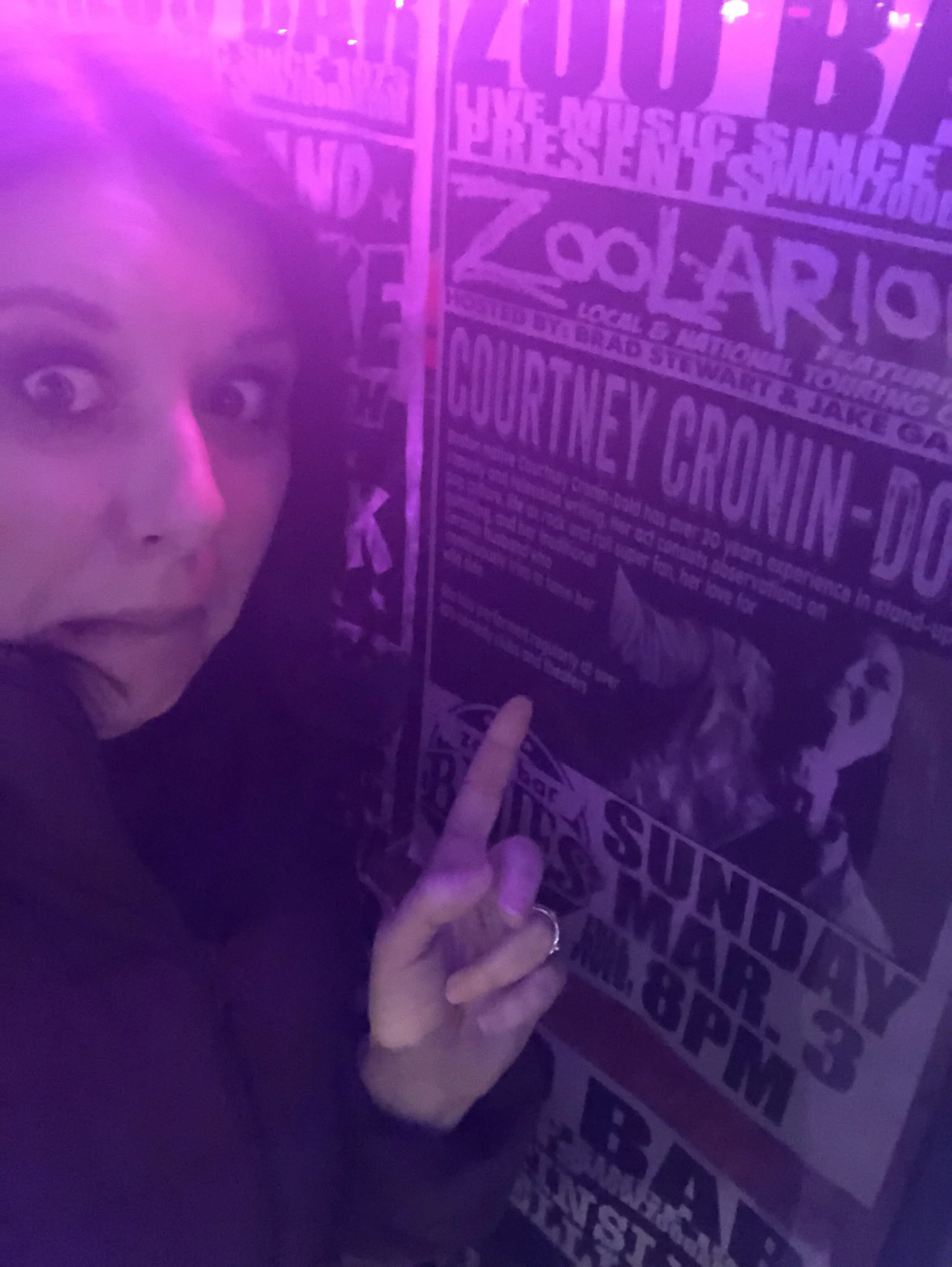 Headlining in Nebraska. In February. One of my favorite road gigs, The Zoo Bar with Brad Stewart.