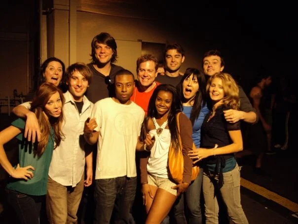 With EP Joel Zimmer and the cast  of season 1 on MTV's Disaster Date. Seasons 2, 3 and 4 were all a blast too! 