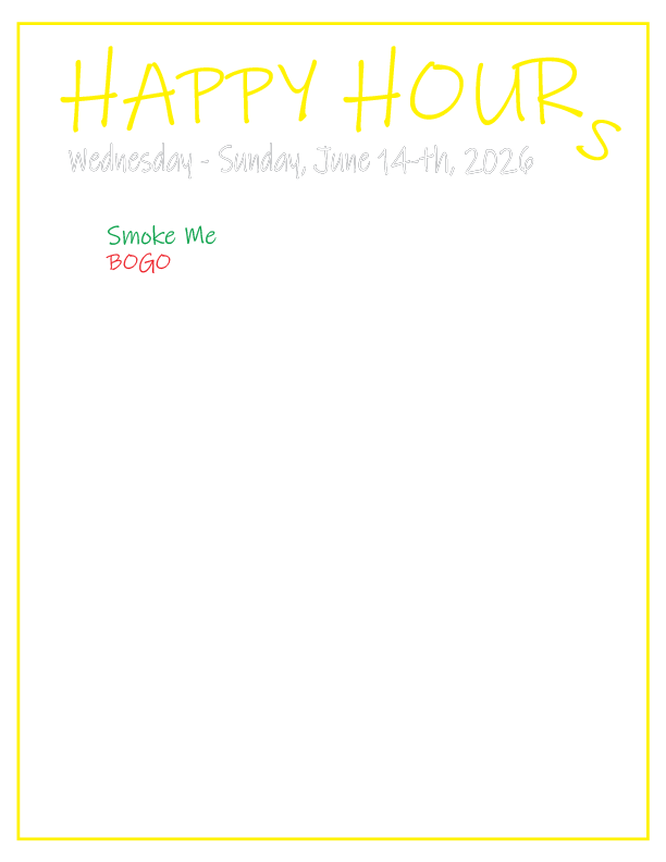 Happy Hours - 6-10-26 - Pre-roll List.png