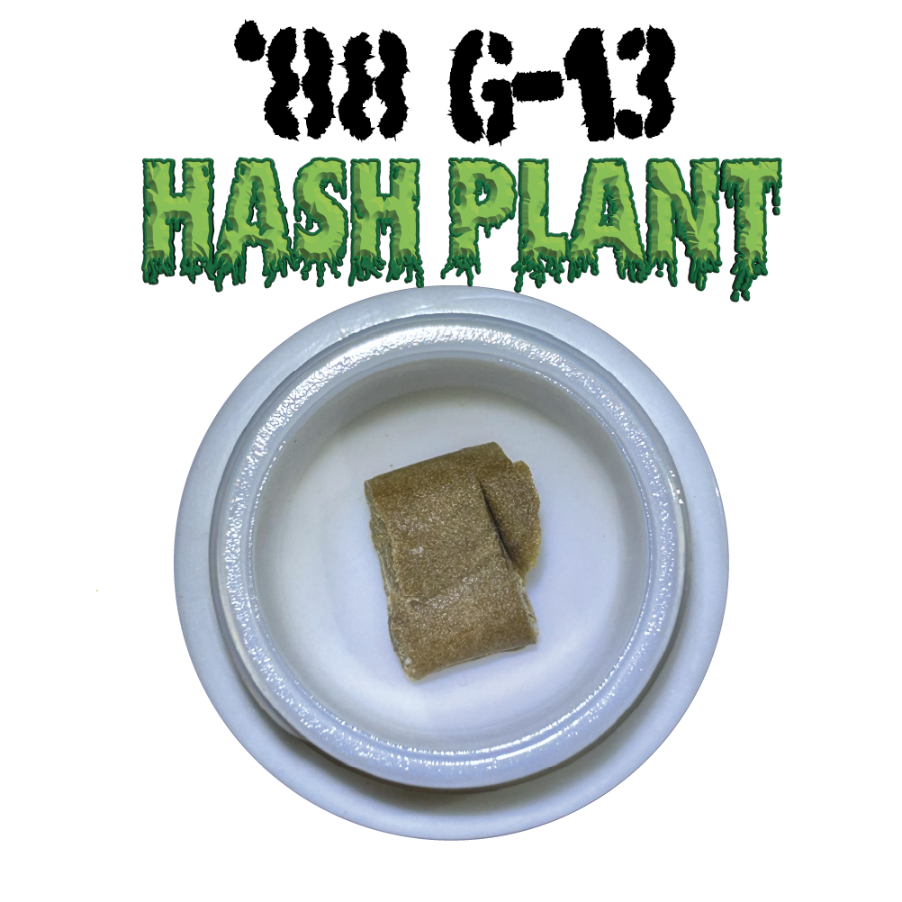 '88 G-13 Hashplant - Hand Pressed Live Hash Rosin - 45u (Copy)