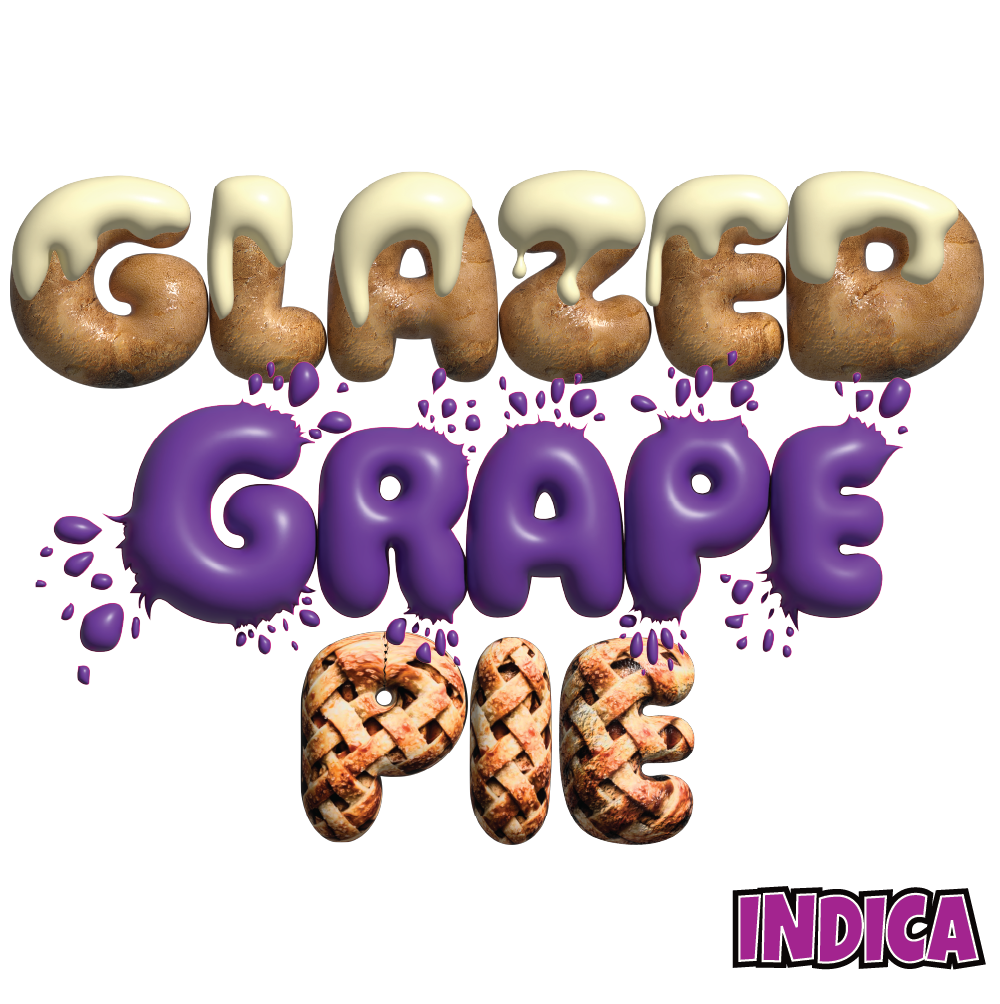 Glazed Grape Pie - Indica