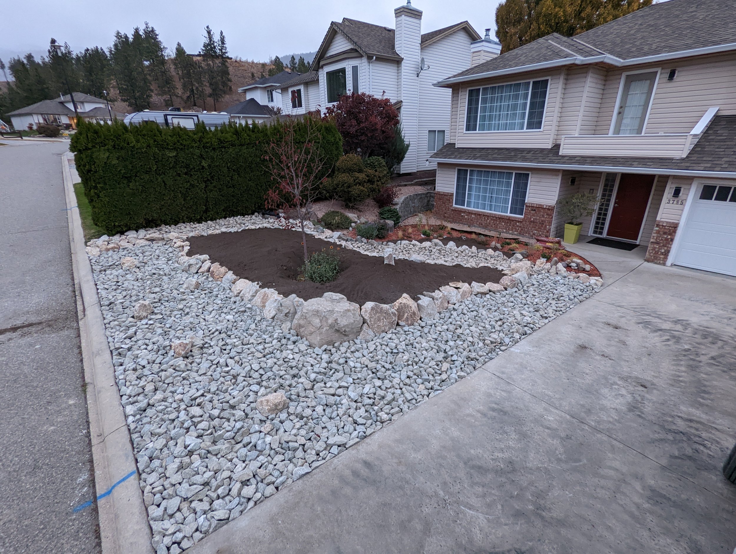 garden after landscaping
