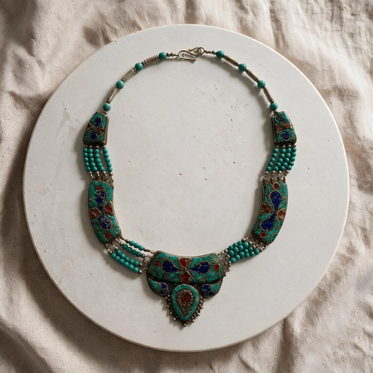 Kora Mosaic Statement Necklace