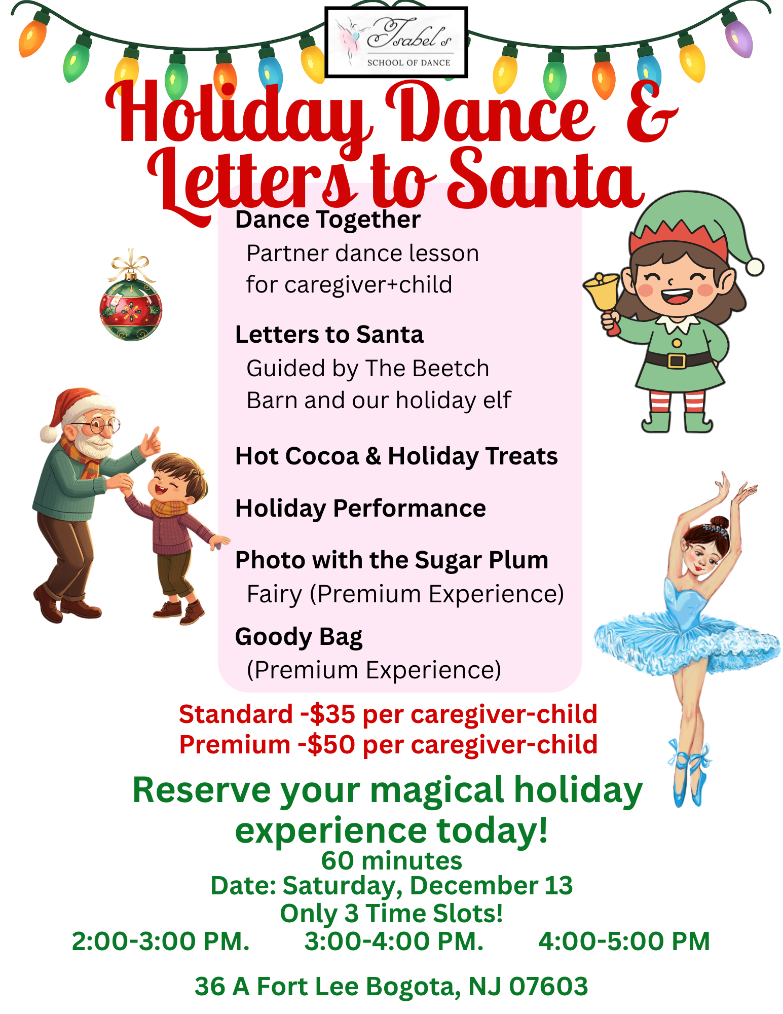 Holiday Dance & Letters to Santa