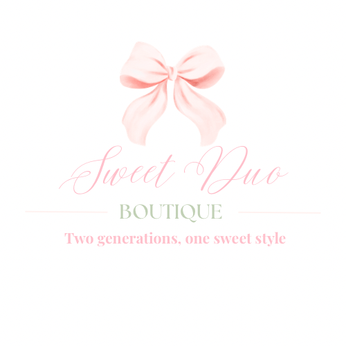 Sweet Duo Boutique is a mother-daughter owned shop built on style, connection, and a love for all things chic. This is only the beginning — more to come soon 🤍