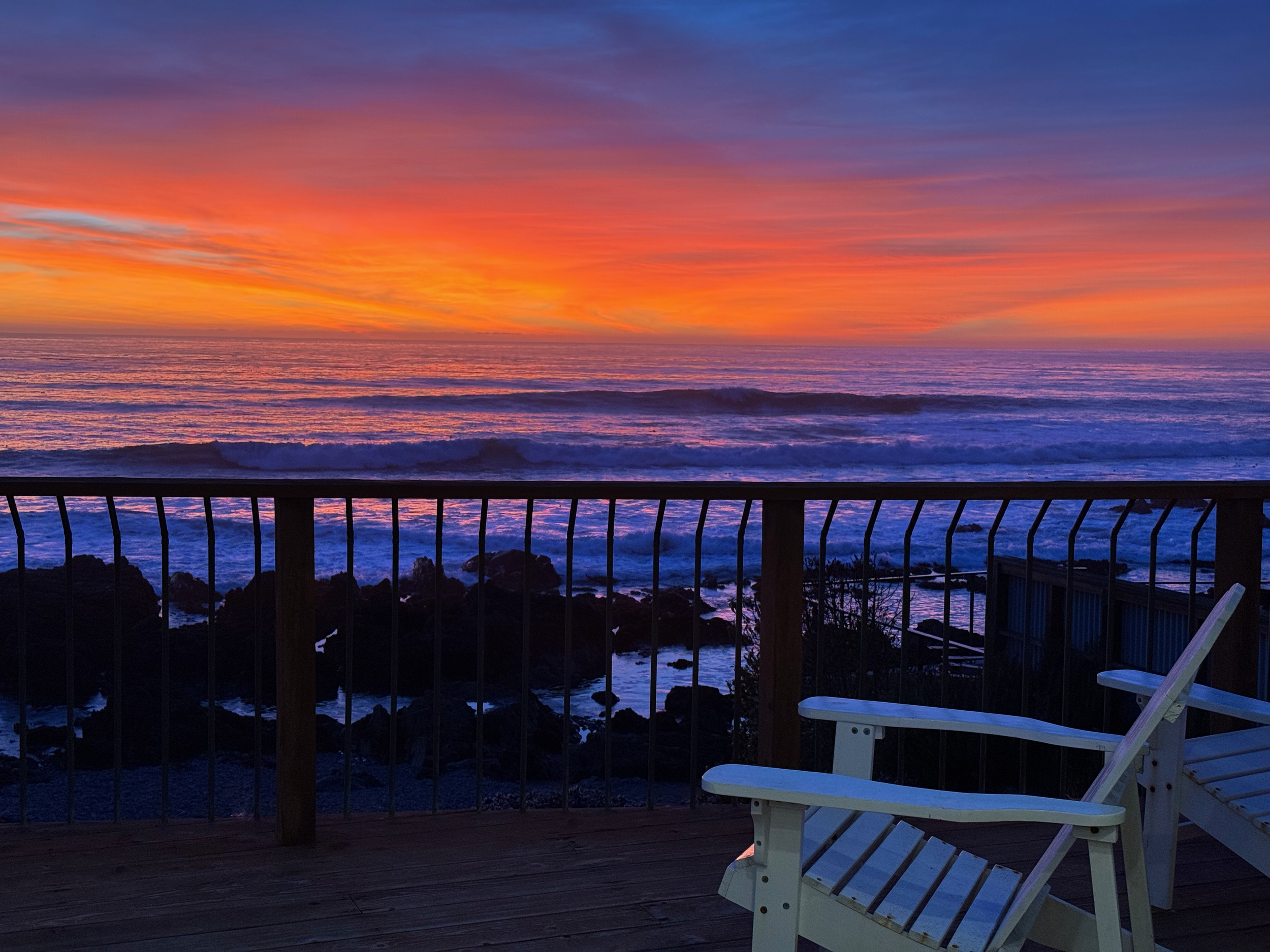 You'll never get tired of the lavish sunsets.