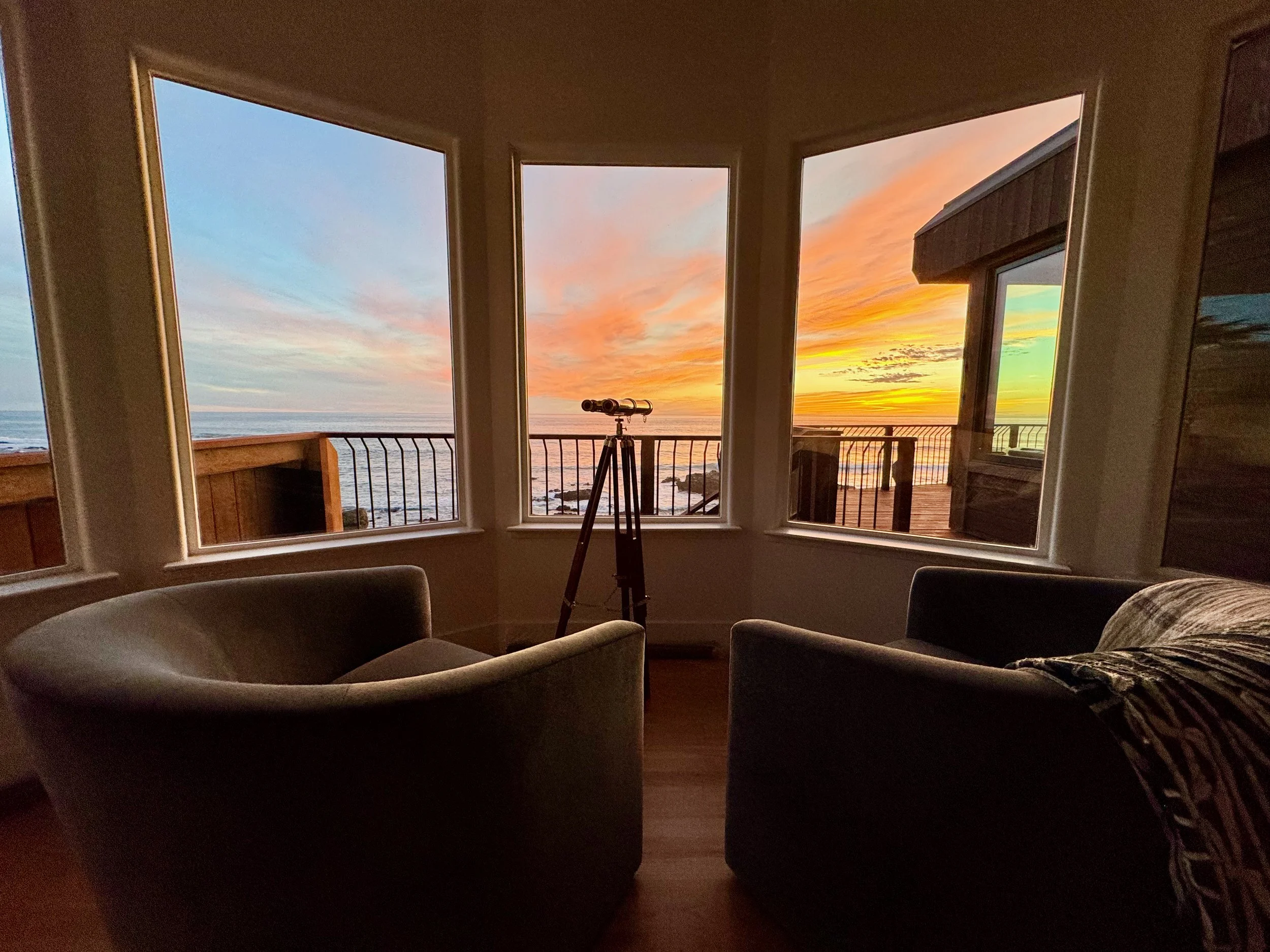 Oceanfront Cmbria Master Bedroom Sunset View 2.jpeg