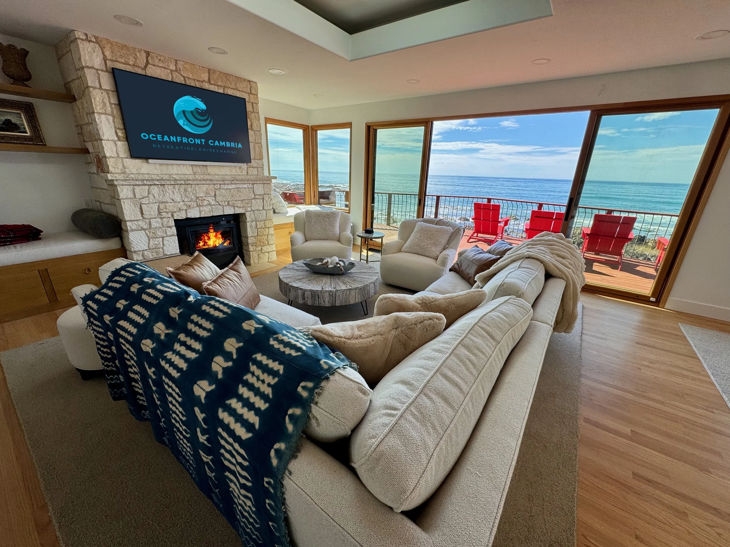 Oceanfront Cambria Living Room Daytime 2 with fire copy.jpg