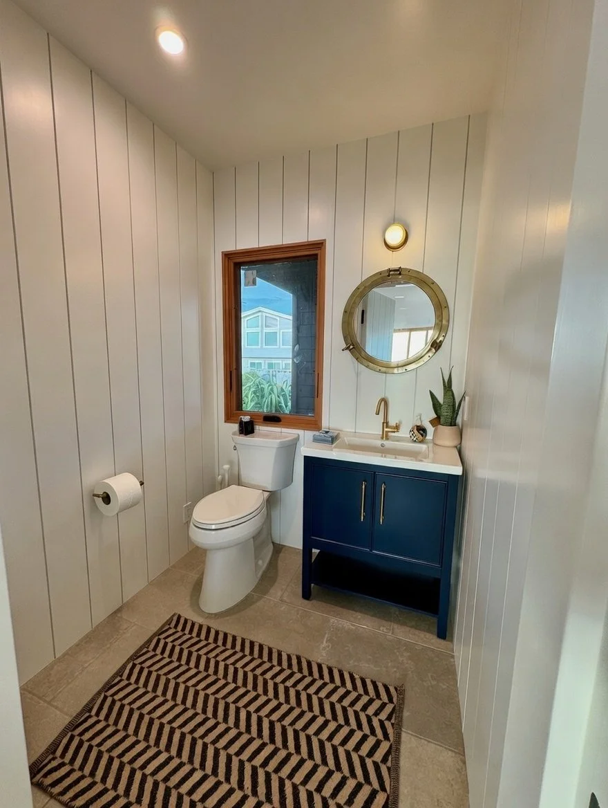 New powder room