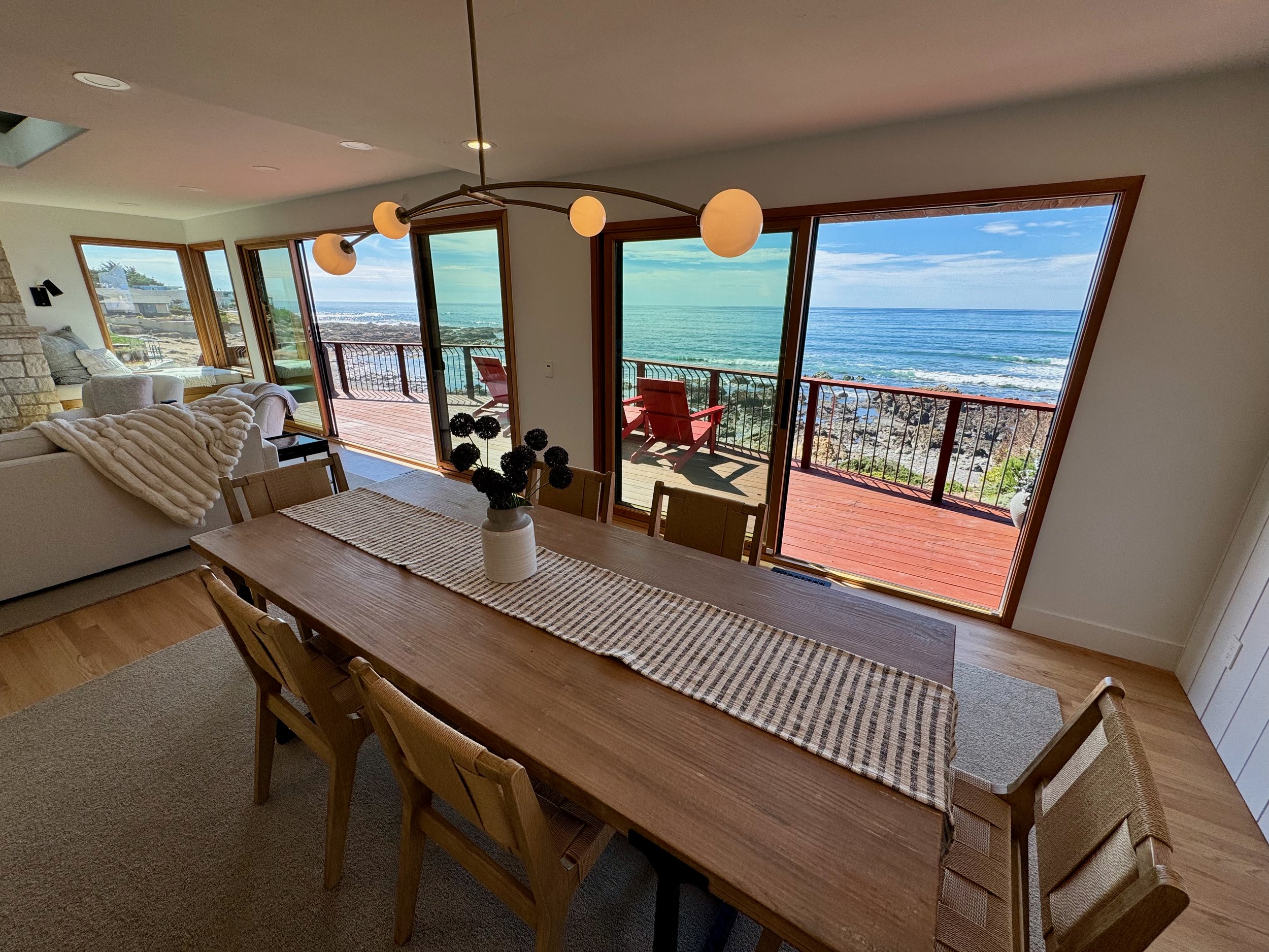 Dining room, great room view