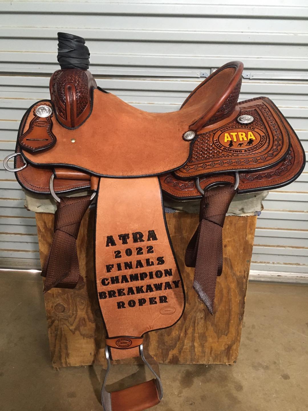 ATRA Rough out seat and fenders with smooth stamped back jockey.