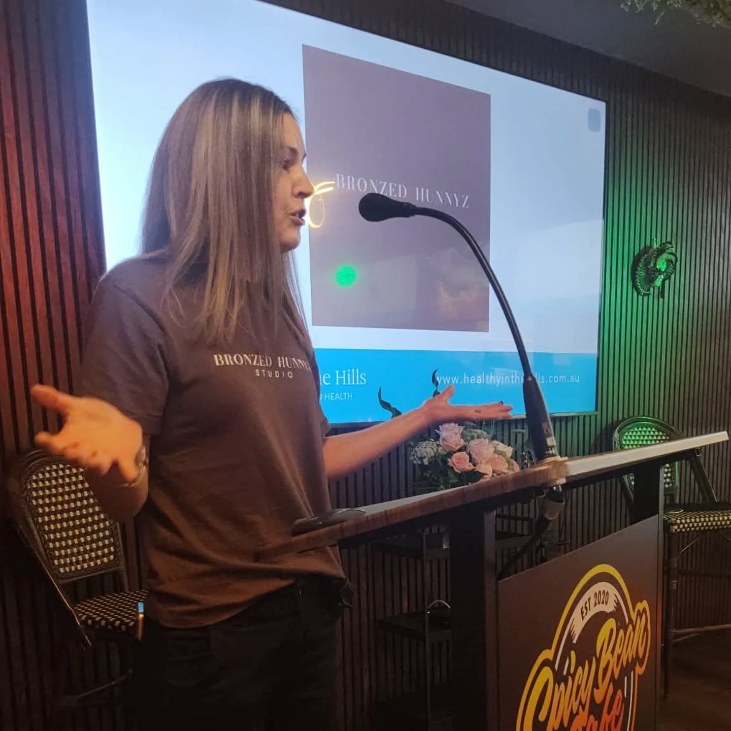 I did a thing today 🤎 I was kinda freaking out about it to be honest. I don't love talking in front of a group like I do one on one. But I do try to do things that scare me often so this was my latest. 

Today I got to talk about why I do what I do 
