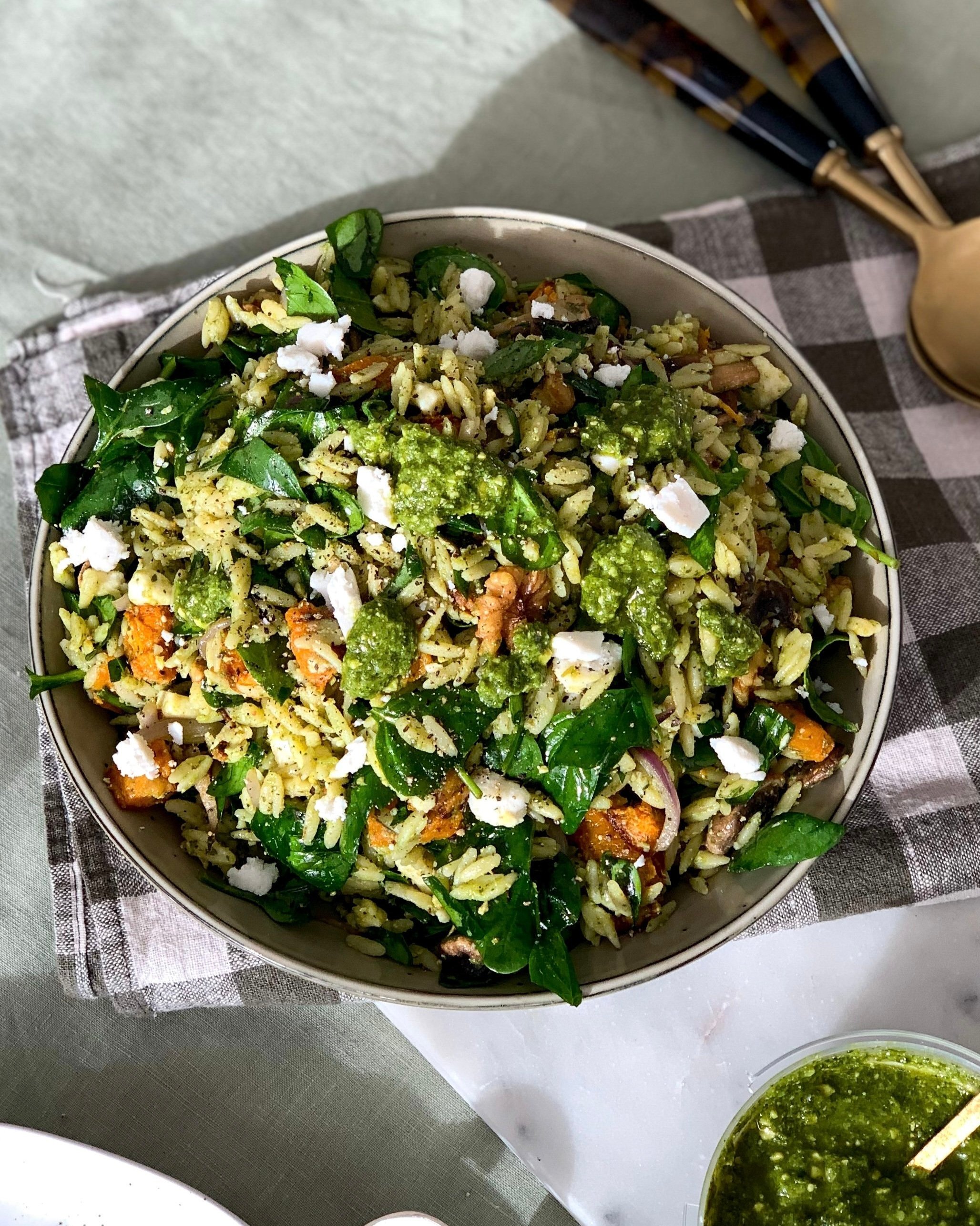 Pumpkin Pesto Pasta — Eden Vegan