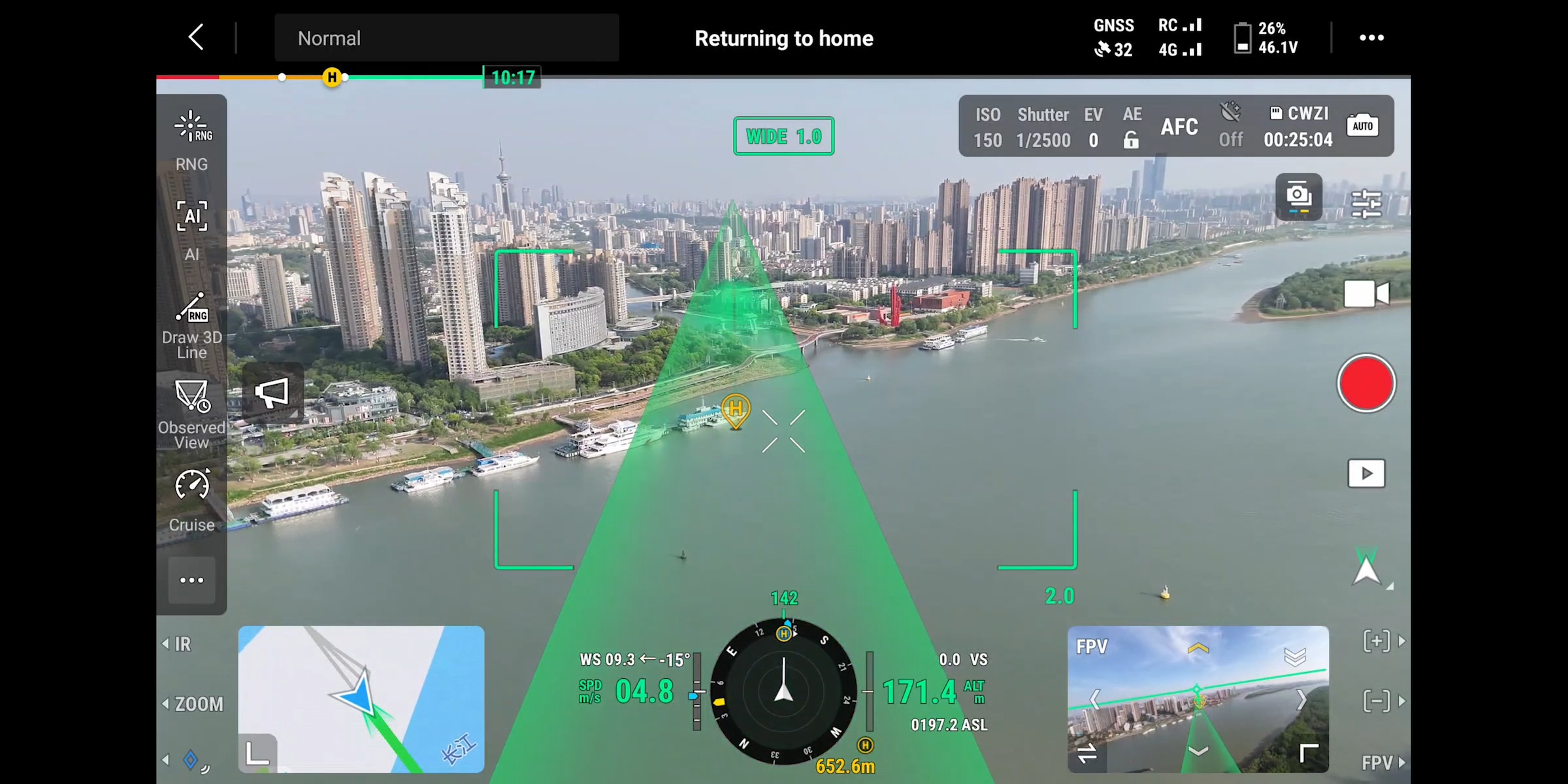 AR Flight Route Preview