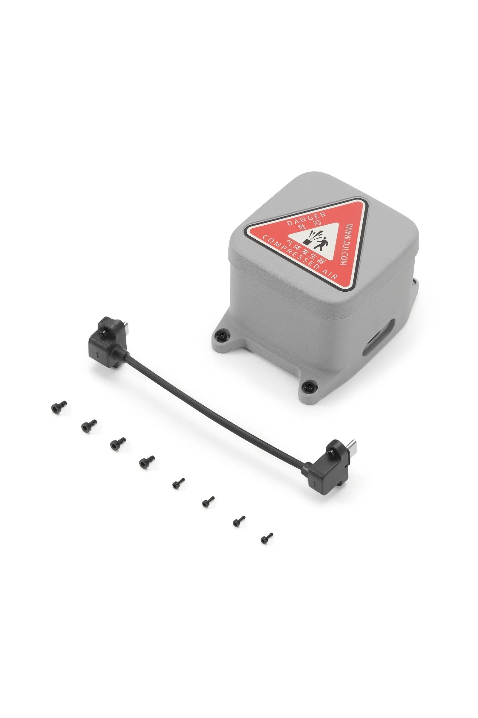 DJI AP1 drone parachute for the Matrice 5TD with connection cable and screws, an emergency recovery system