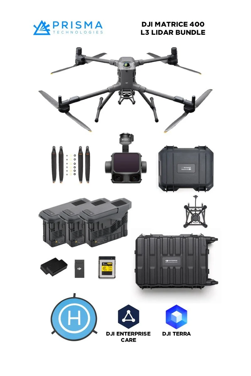 DJI Matrice 400 L3 LiDAR Mapping Bundle From Prisma Technologies