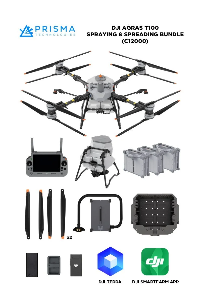 DJI Agras T100 – Agricultural Spraying & Spreading C12000 Drone Bundle.jpg