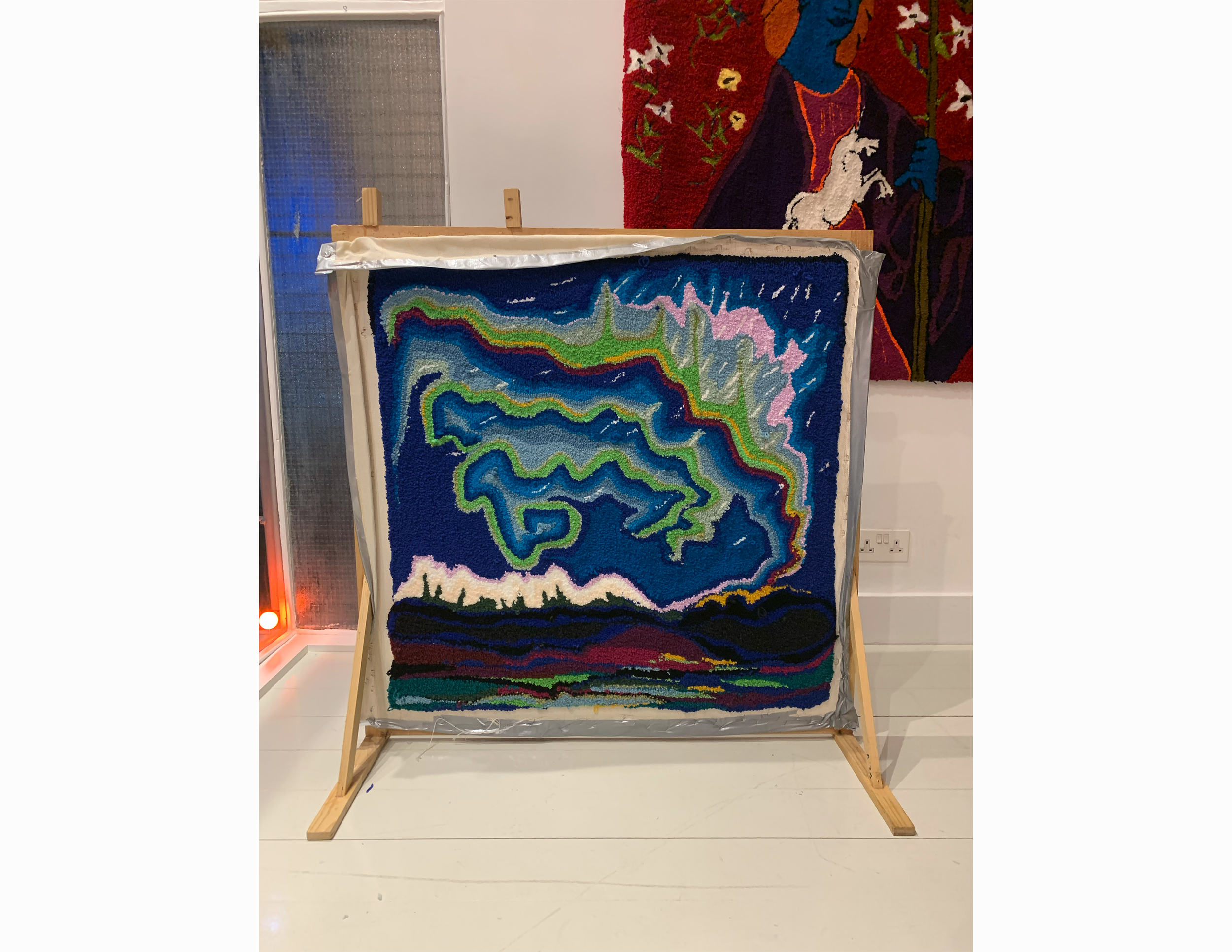 Completed piece "Festive Sky"