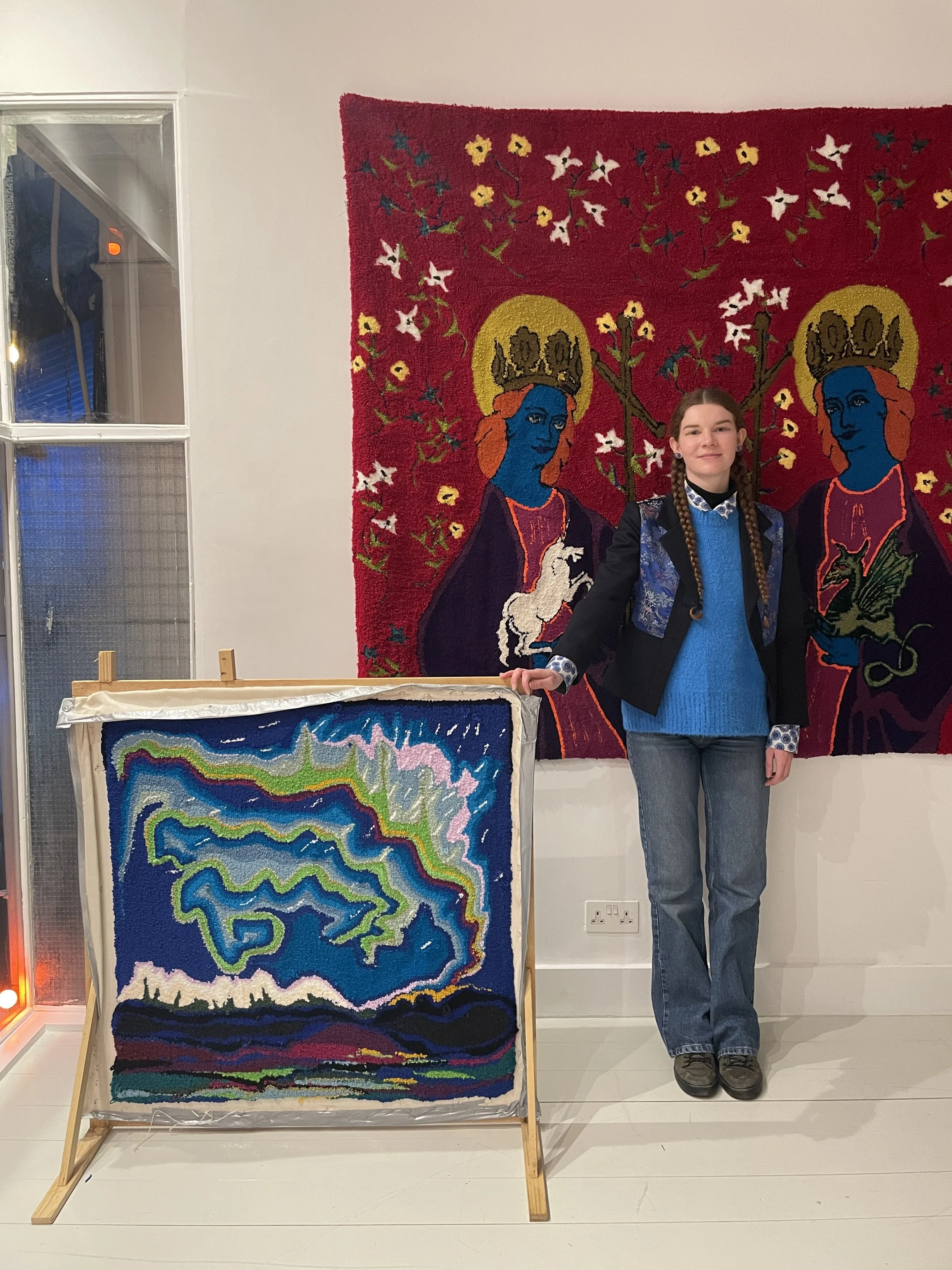 Completed piece "Festive Sky" and " We will find our eden and we will be okay" 11.12.2022