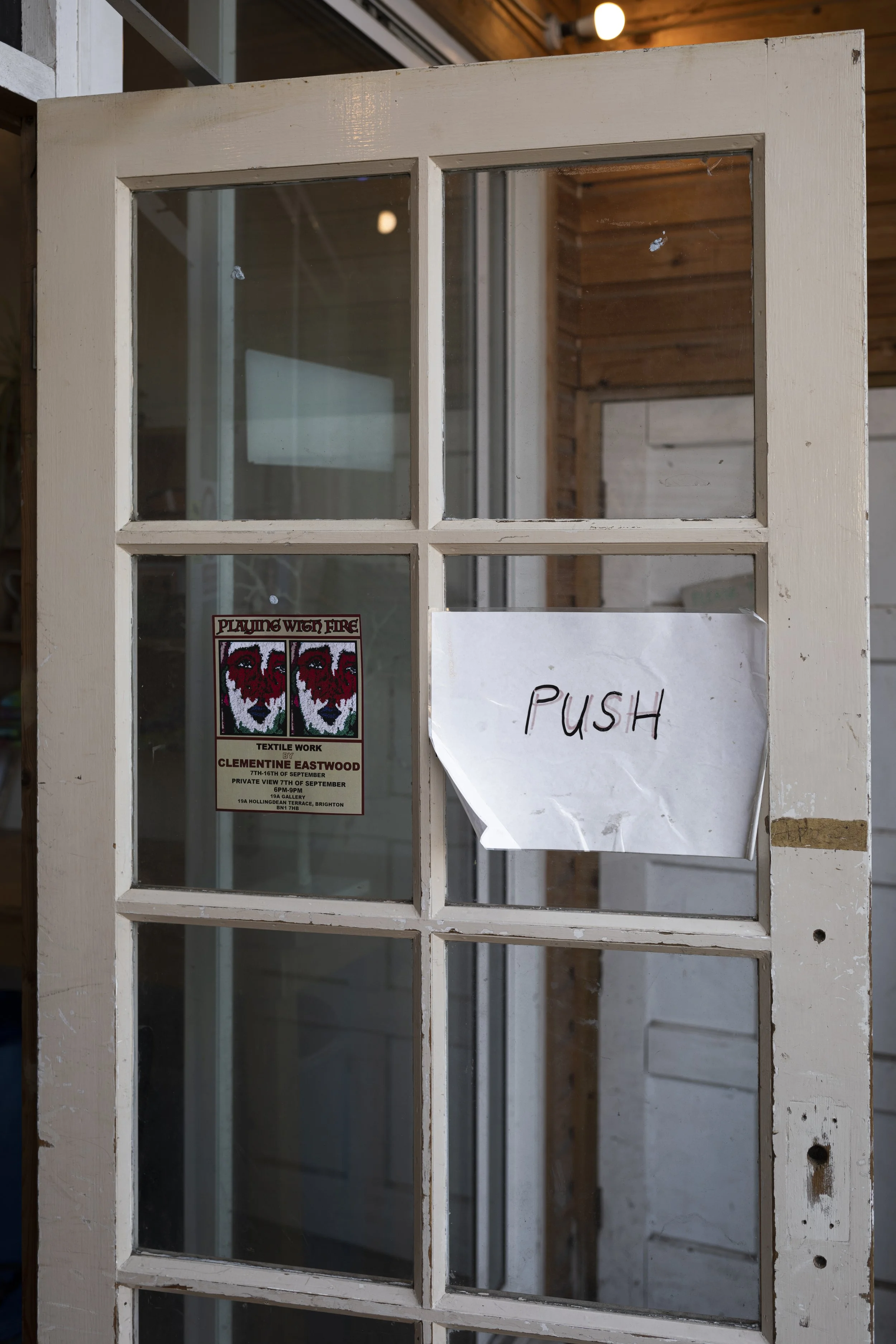 Entrance of gallery 19a 