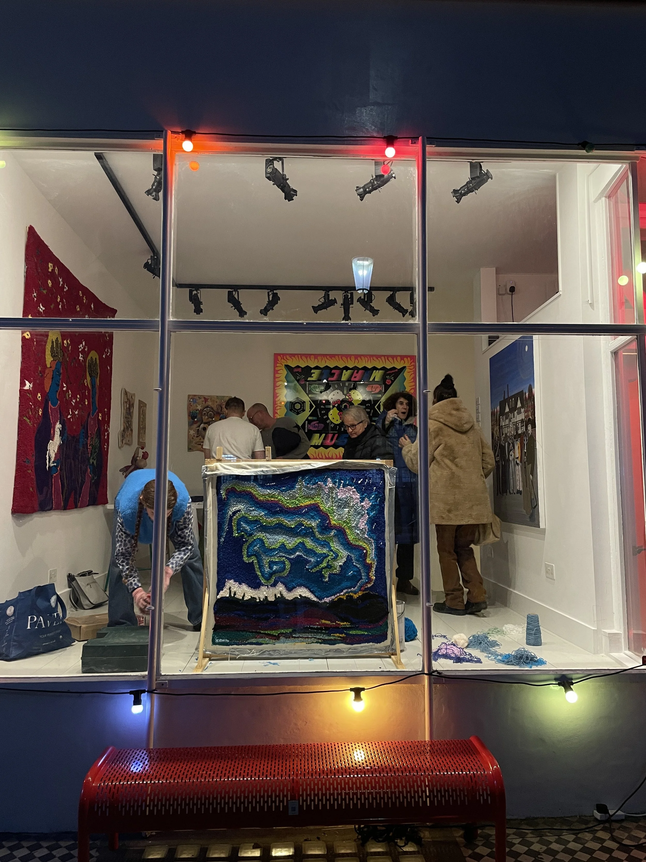 Completed piece "Festive Sky" 11.12.2022