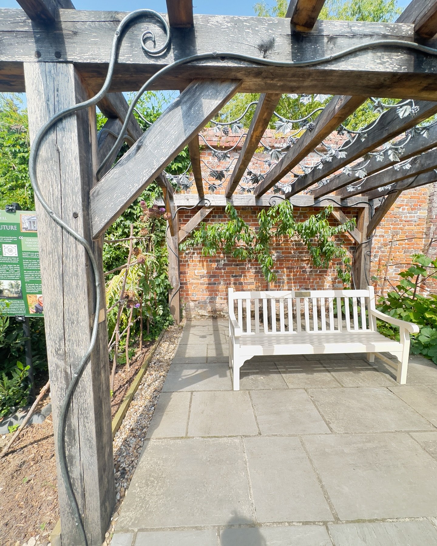 A project with no boundary allows us to create something a little different. Like this memorial pergola, creating forged vines working its way through the structure ready for people to commemorate their loved ones for generations with forged and engr