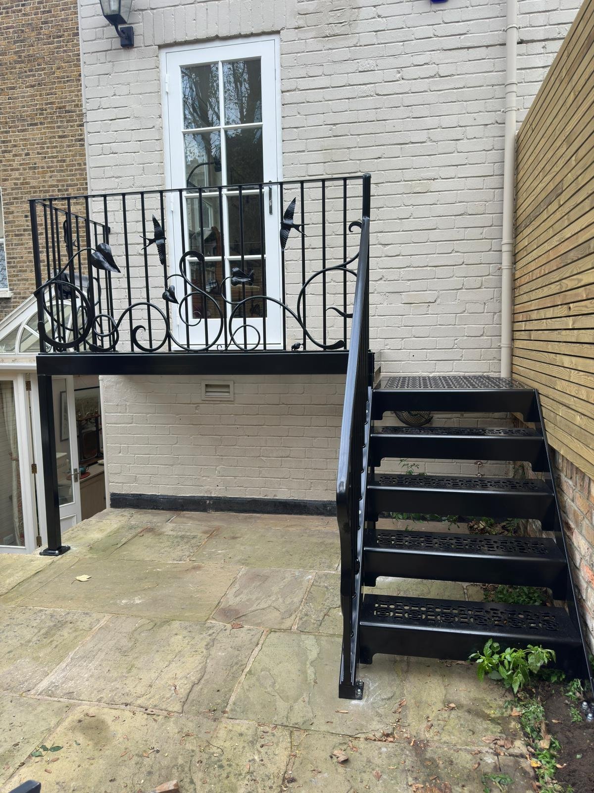 From Sketch to Steel: The Journey of a Hand-Forged Balcony Staircase